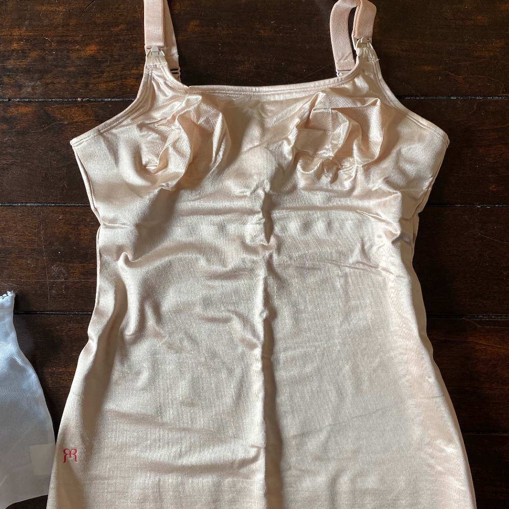 Ruby ribbon nursing tank top